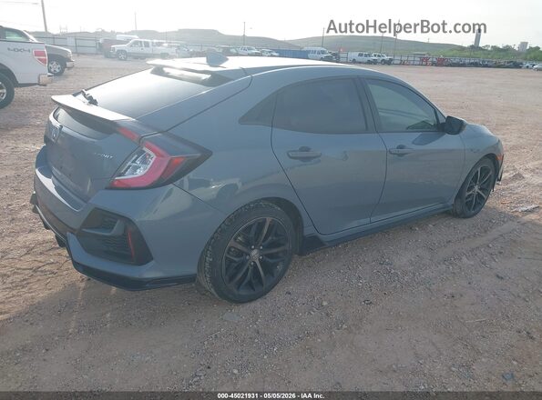 SHHFK7H40MU232365 2021 HONDA CIVIC Gray Задня права чверть
