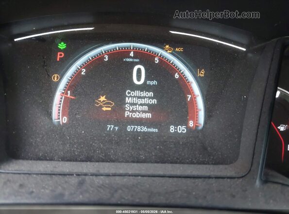 SHHFK7H40MU232365 2021 HONDA CIVIC Gray 