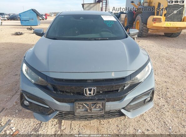 SHHFK7H40MU232365 2021 HONDA CIVIC Gray Вид щитка приладів