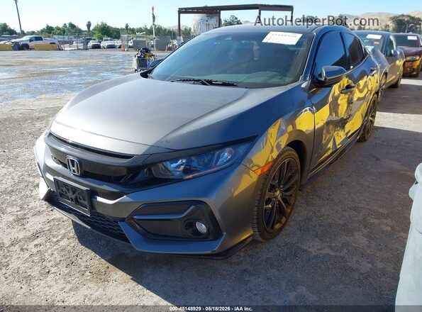 SHHFK7H40MU410324 2021 HONDA CIVIC Серый Передняя левая четверть