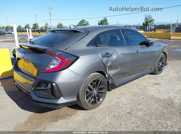 SHHFK7H40MU410324 2021 HONDA CIVIC Серый Задняя правая четверть