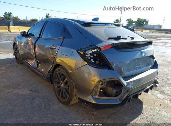 SHHFK7H40MU410324 2021 HONDA CIVIC Серый Задняя левая четверть