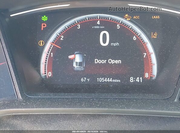 SHHFK7H40MU410324 2021 HONDA CIVIC Серый 