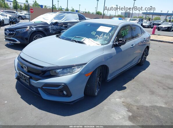 SHHFK7H41LU417586 2020 HONDA CIVIC Pewter Vista tres cuartos delantera izquierda