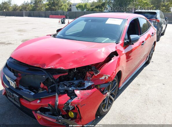SHHFK7H42LU415460 2020 HONDA CIVIC Red Front view