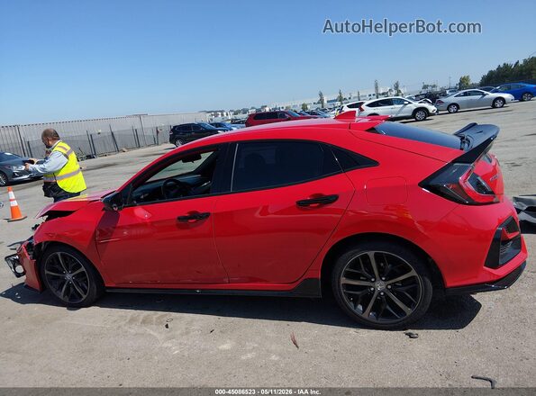 SHHFK7H42LU415460 2020 HONDA CIVIC Red 360 interior view