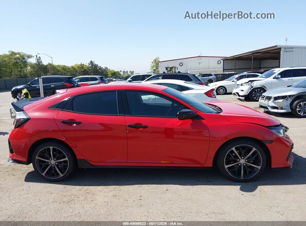 SHHFK7H42LU415460 2020 HONDA CIVIC Red Rear interior view