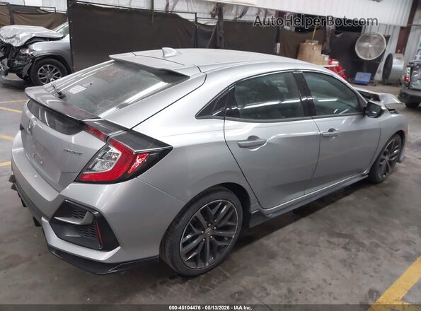 SHHFK7H42MU222243 2021 HONDA CIVIC Gray Trasero derecho