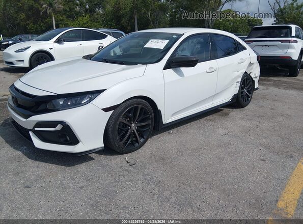 SHHFK7H42MU224736 2021 HONDA CIVIC White Vista tres cuartos delantera izquierda