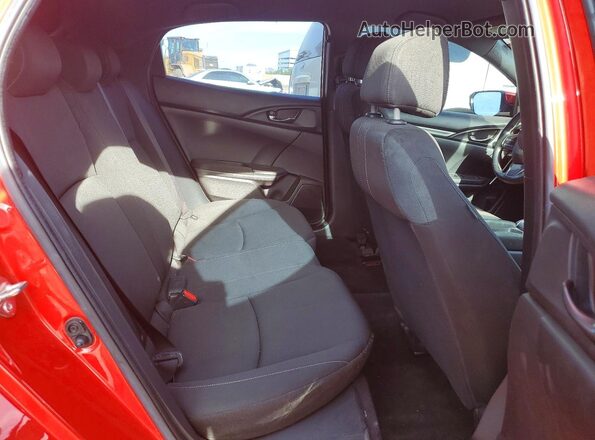 SHHFK7H44HU221102 2017 HONDA CIVIC Red Widok tylnych siedzeń