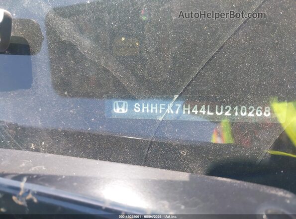 SHHFK7H44LU210268 2020 HONDA CIVIC Silver Widok komory silnika
