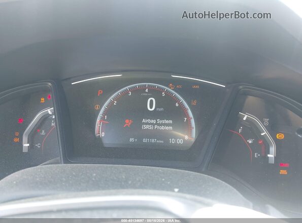 SHHFK7H44LU404847 2020 HONDA CIVIC Gray Widok tylnych siedzeń