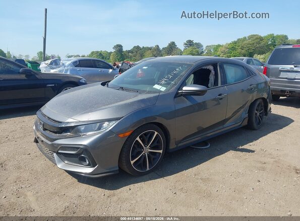 SHHFK7H44LU404847 2020 HONDA CIVIC Gray Przód lewy