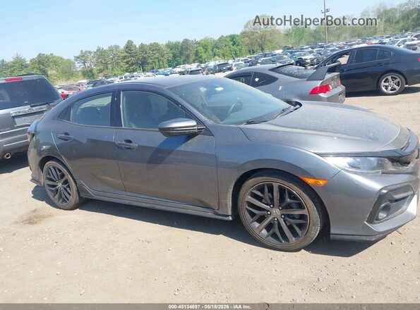 SHHFK7H44LU404847 2020 HONDA CIVIC Gray Widok wnętrza z tyłu