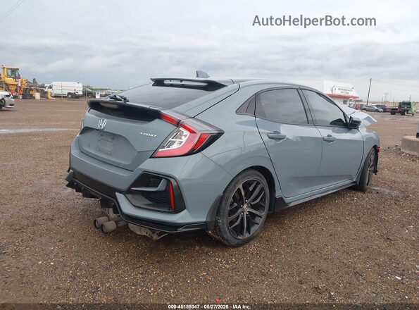 SHHFK7H44MU232174 2021 HONDA CIVIC Blue Задня права чверть