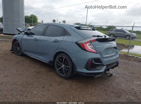 SHHFK7H44MU232174 2021 HONDA CIVIC Blue Задня ліва чверть
