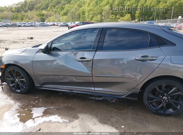 SHHFK7H45HU210660 2017 HONDA CIVIC Gray Панорамний вид салону 360°