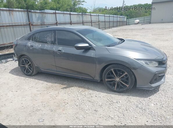 SHHFK7H46MU216879 2021 HONDA CIVIC Gray Սալոնի 360 աստիճան տեսք