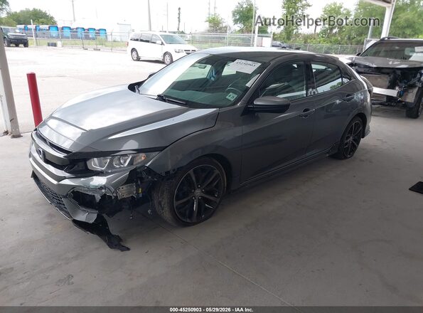 SHHFK7H47LU420945 2020 HONDA CIVIC Gray წინა მარცხენა ხედი სამი მეოთხედიდან