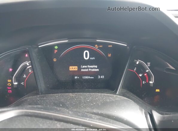 SHHFK7H47LU420945 2020 HONDA CIVIC Gray უკანა სავარძლების ხედი