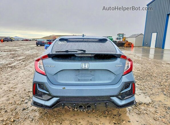 SHHFK7H48MU204331 2021 HONDA CIVIC Gray Widok z tyłu