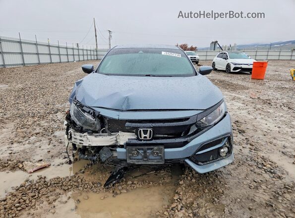SHHFK7H48MU204331 2021 HONDA CIVIC Gray Widok z przodu