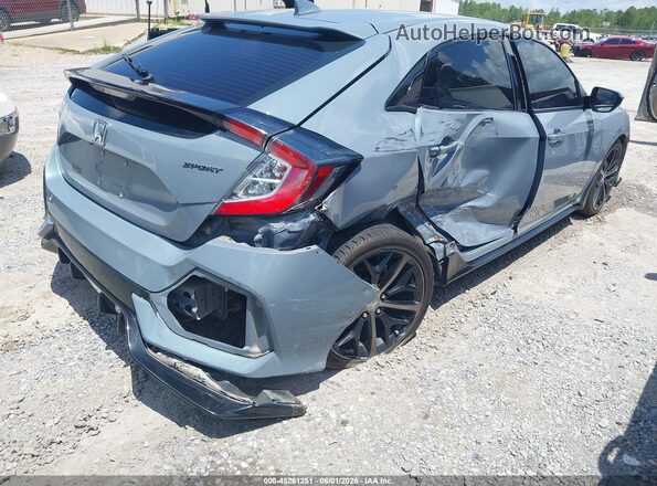 SHHFK7H48MU230007 2021 HONDA CIVIC Light Blue წინა ხედი