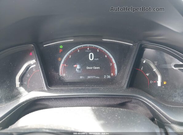 SHHFK7H49LU412636 2020 HONDA CIVIC Gray Widok tylnych siedzeń