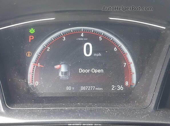 SHHFK7H49LU412636 2020 HONDA CIVIC Gray 