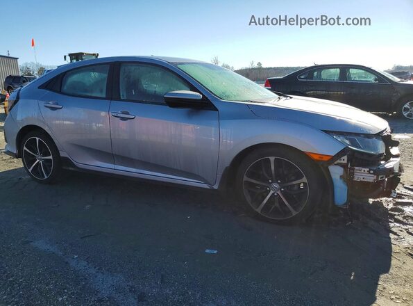 SHHFK7H4XMU217615 2021 HONDA CIVIC Silver 