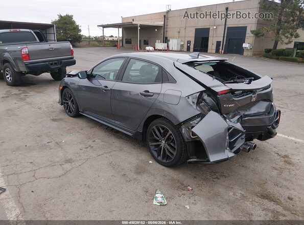 SHHFK7H4XMU415434 2021 HONDA CIVIC Gray Tył lewy