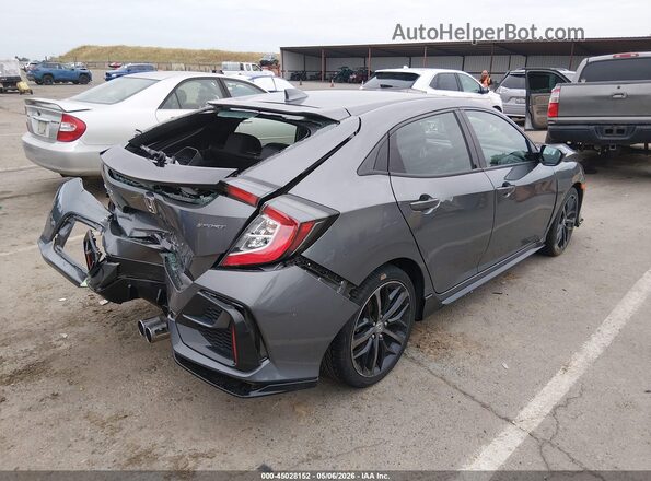 SHHFK7H4XMU415434 2021 HONDA CIVIC Gray Tył prawy