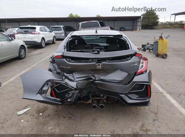 SHHFK7H4XMU415434 2021 HONDA CIVIC Gray Widok z przodu