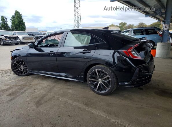 SHHFK7H4XMU427096 2021 HONDA CIVIC Black 