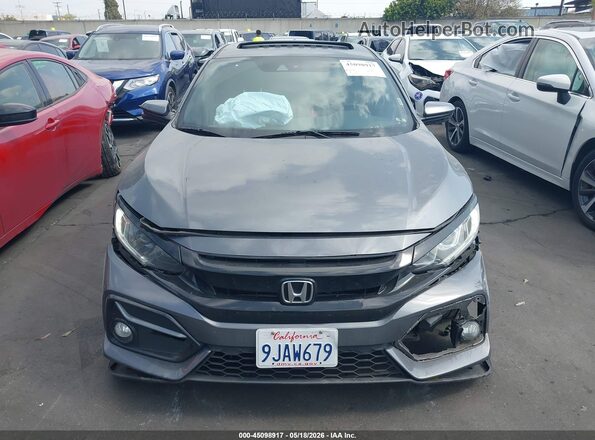 SHHFK7H61LU422322 2020 HONDA CIVIC Серый Вид задней части салона
