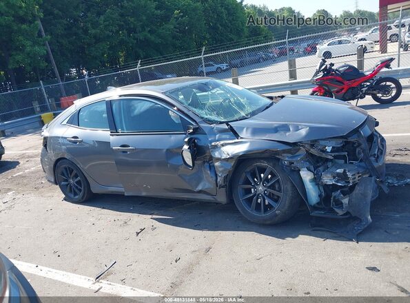 SHHFK7H61MU202244 2021 HONDA CIVIC Gray Вид задньої частини салону