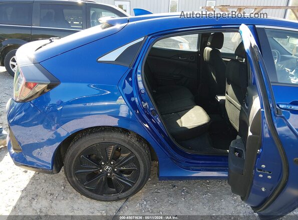 SHHFK7H65KU212966 2019 HONDA CIVIC Blue Vista de la etiqueta del VIN