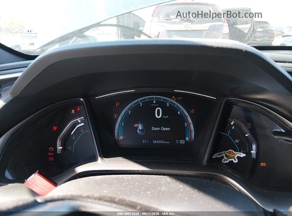 SHHFK7H65KU212966 2019 HONDA CIVIC Blue Vista de los asientos traseros