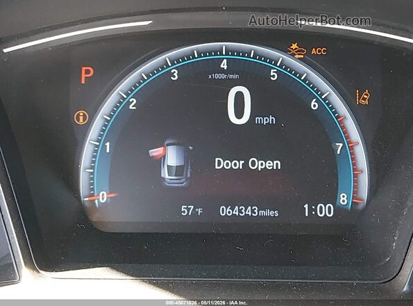 SHHFK7H65KU212966 2019 HONDA CIVIC Blue 