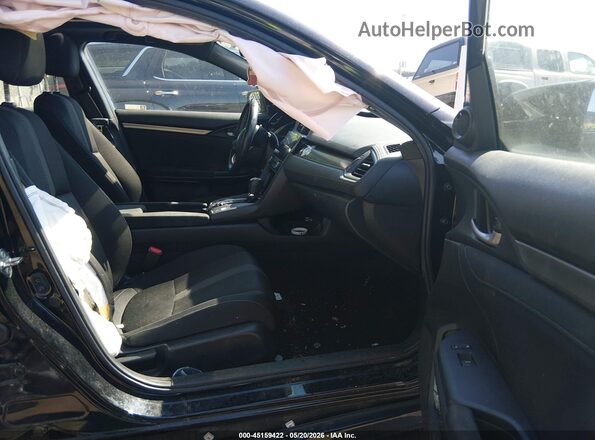 SHHFK7H65MU419604 2021 HONDA CIVIC Black Widok wnętrza z przodu
