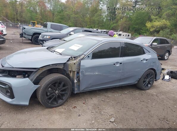SHHFK7H66MU219282 2021 HONDA CIVIC Light Blue 