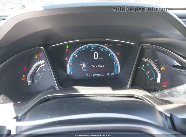 SHHFK7H67MU415036 2021 HONDA CIVIC Blue უკანა სავარძლების ხედი