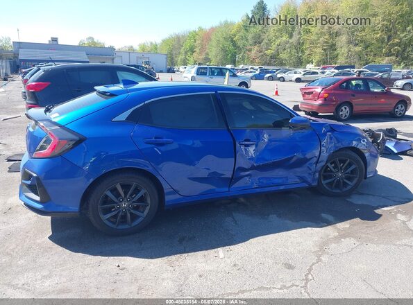 SHHFK7H67MU415036 2021 HONDA CIVIC Blue უკანა სალონის ხედი