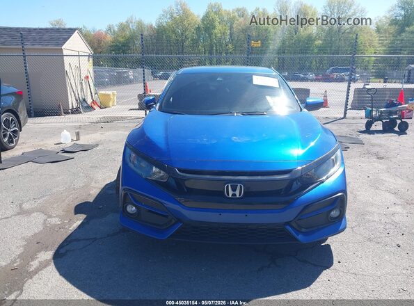 SHHFK7H67MU415036 2021 HONDA CIVIC Blue ხელსაწყოთა პანელის ხედი