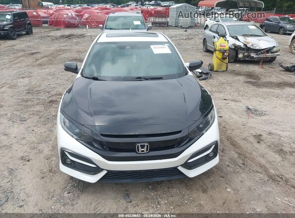 SHHFK7H68LU219735 2020 HONDA CIVIC White Widok wnętrza z tyłu