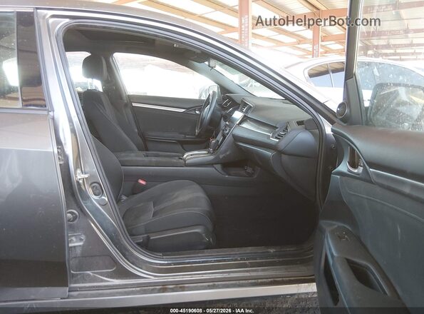 SHHFK7H68MU211474 2021 HONDA CIVIC Gray Widok wnętrza z przodu