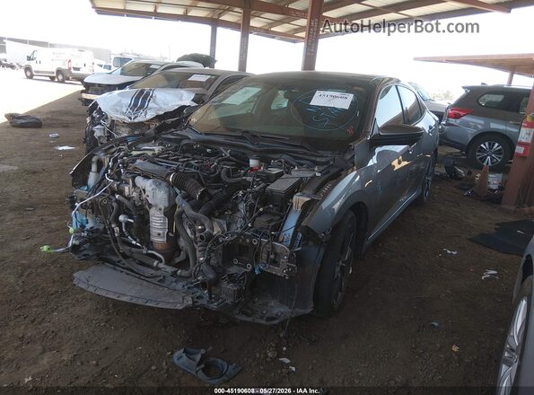 SHHFK7H68MU211474 2021 HONDA CIVIC Gray Przód lewy