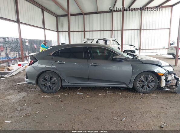 SHHFK7H69KU418596 2019 HONDA CIVIC Gray Rear interior view