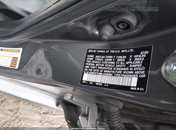 SHHFK7H69LU226094 2020 HONDA CIVIC Бежевый Вид подкапотного пространства