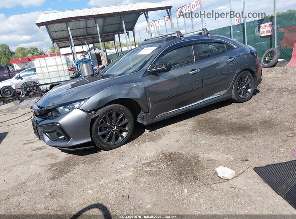 SHHFK7H83LU411520 2020 HONDA CIVIC Gray Przód lewy